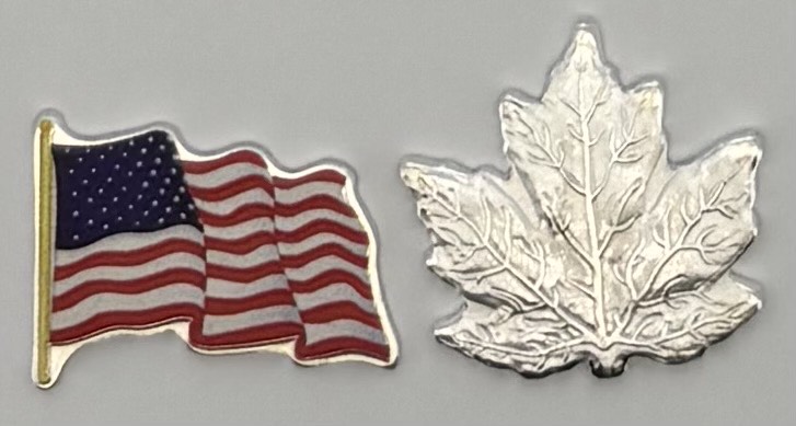 1 gram 999 Pure Colorized Silver Bar of Various Designs
