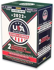 Panini Prestige 2022 Panini Stars and Stripes USA Baseball Blaster Factory Sealed