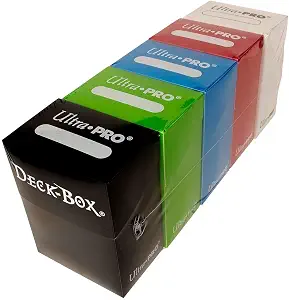 Ultra Pro Multicolor Deck Box for Trading Cards, MTG & Pokémon, 5 Pack