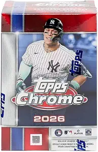 2026 Topps Chrome Baseball Blaster Box 7 Packs Per Box