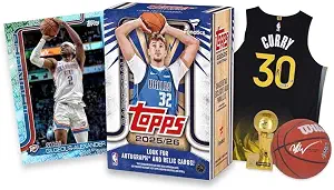 2025-26 Topps Basketball Fanatics Exclusive Blaster Trading Card Box (Four 1980-81 Topps Basketball Inserts Per Box)