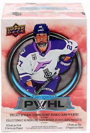 2025/26 Upper Deck PWHL Hockey BLASTER box (5 pks/bx)