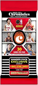 2021-2022 Panini Chronicles Basketball Hanger Pack - 30 Trading Cards Per Pack