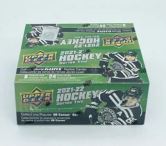 2021-22 NHL Upper Deck Series 2 Hockey Factory Sealed Retail Box 24 Packs