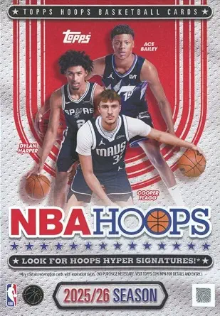 2025/26 Topps HOOPS Basketball EXCLUSIVE Factory Sealed HANGER Box!