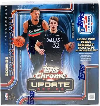 NEW 2025-26 CHROME UPDATE SERIES Basketball Card MEGA Box