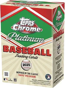 2025 Chrome Platinum Baseball Factory Sealed Value Box 32 Cards