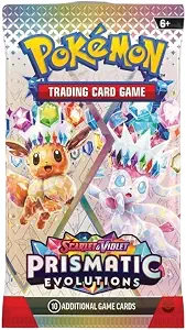 Pokemon TCG: Scarlet & Violet Prismatic Evolutions Booster Pack (Random Art) - 10 Cards
