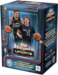 2025-26 Topps Chrome Update Basketball Blaster Box (28 Cards/Box)
