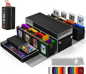 Commander Deck Box for MTG,10 IN 1 MTG Commander Deck Box,Multicolour