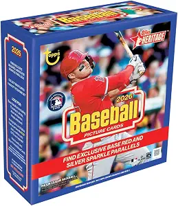 2026 Topps Heritage Baseball - Mega Box - Factory Sealed - Made in USA