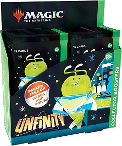 Wizards of the Coast Unfinity Collector Booster Box | 12 Packs + Box Topper (181 Magic Cards)