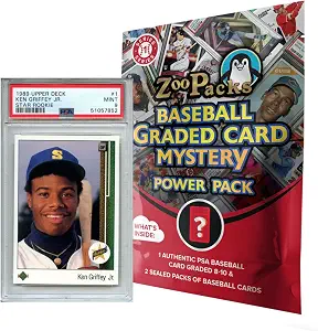 Zoo Packs MLB Baseball PSA Graded Card Mystery Power Pack - Amazon Exclusive