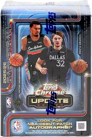 2025/26 Topps Chrome Update Basketball BLASTER box (7 pks/bx)