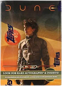 Dune Topps Chrome 7-Pack Blaster Box (Topps 2024) Trading Card Box (1 Sand Worm Ray Wave Parallel Per Box)