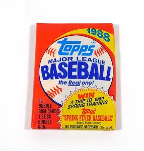 1988 Topps Baseball 15 Card Pack