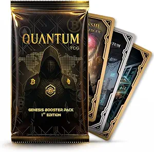 Genesis Edition - Limited Release - 7 Collectible Trading Cards - Rare Bitcoin & Crypto Reward Cards - Trading Card Game Booster Pack - Gifts for Cryptocurrency & Blockchain Fans