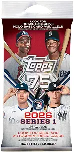 Topps 2026 Topps Series 1 MLB Baseball Fat Pack