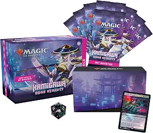 Magic: The Gathering Kamigawa: Neon Dynasty Bundle | 8 Set Boosters + Accessories