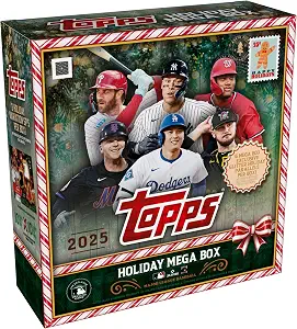 2025 Topps Holiday MLB Baseball - Factory Sealed - Mega Box