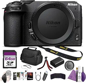 Nikon Z30 4K Mirrorless Camera 20.9MP Bundle