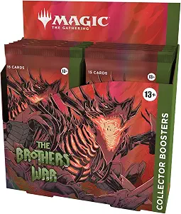 Magic: The Gathering The Brothers War Collector Booster Box | 12 Packs (180 Magic Cards)