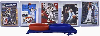 Paul George (5) Assorted Basketball Cards Bundle - Los Angeles Clippers Indiana Pacers OKC Thunder Trading Cards - # 13