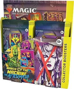 Magic: The Gathering March of The Machine: The Aftermath Collector Booster Box | 12 Packs (72 Magic Cards)