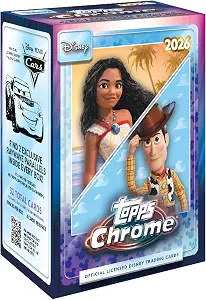 2026 Topps Chrome Disney - Factory Sealed - Value Box