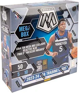 2023-24 Panini Mosaic Basketball Trading Cards Mega Box