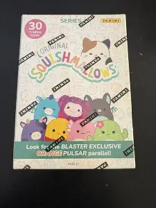 Panini Squishmallows Blaster Box – Official Trading Cards – Includes Parallels & Collectible Inserts – Retail Sealed Box