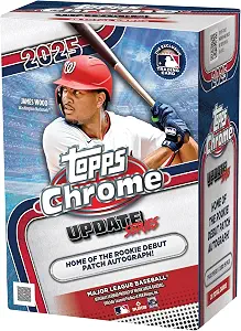 Topps 2025 Chrome Baseball Update Series Value Blaster Box