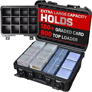 Graded Card Case Storage Box, Extra Large Trading Card Box, PSA Slab Case