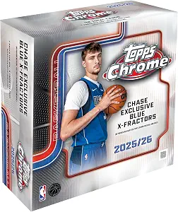 2025-26 Topps Chrome NBA Basketball - Factory Sealed - Mega Box