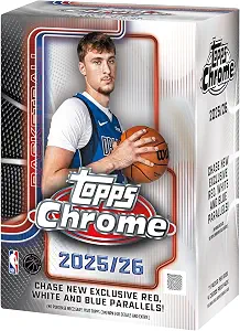 2025-26 Topps Chrome NBA Basketball - Factory Sealed - Value Box