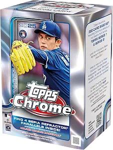 2025 Topps Chrome MLB Baseball - Factory Sealed - Value Box
