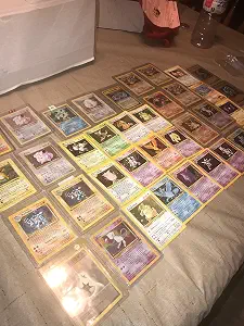 Pokémon 1st/2nd Generation from 1999! Pack of 50 Cards Guaranteed Holographics and first editions!! No more then 6 energy cards in each lot unless requesting more! Product ID: 792759981470
