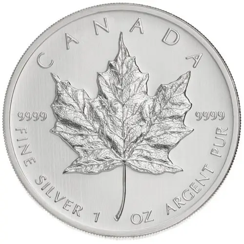 1 oz Canadian Silver Maple Leaf (random)