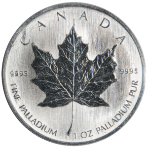 2006 $50 Palladium Canadian Maple Leaf .9995 1 oz BU