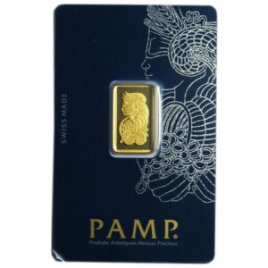 PAMP Fortuna 5 g Gold Bar In Assay