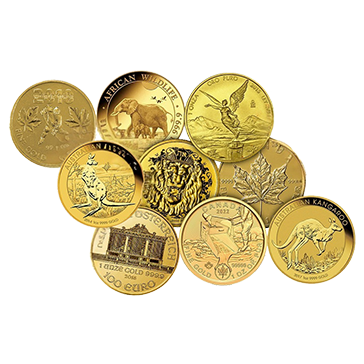 1 oz Gold round or Coin .999+ (Any Mint, Random Year)