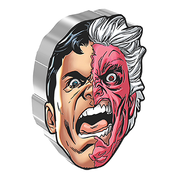 1 oz Silver Faces of Gotham™ TWO-FACE™ Coin (2022)