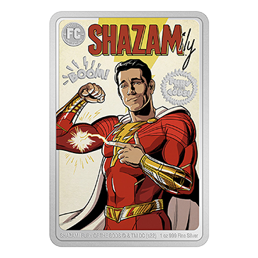 1 oz Silver Shazam Furry of the Gods Coin (2022)