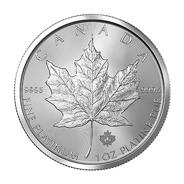1 oz Platinum Canadian Maple Leaf Coin