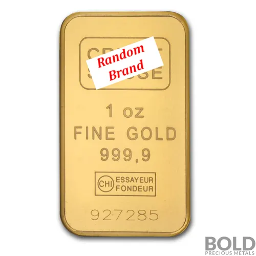 Gold 1 oz Bar LBMA Eligible Assorted Brand