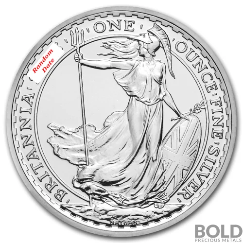 Silver Great Britain Britannia *Random Date* - 1 oz