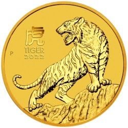 2022 2 oz Year of the Tiger Gold Coin | Perth Mint Lunar Series III