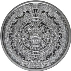 1/4 oz Aztec Calendar Silver Round