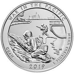 2019 War in the Pacific ATB 5 oz Silver Coin - America The Beautiful