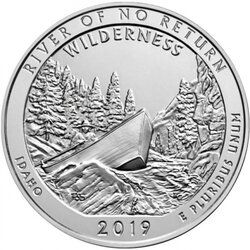 2019 River of No Return Wilderness ATB 5 oz Silver Coin - America The Beautiful